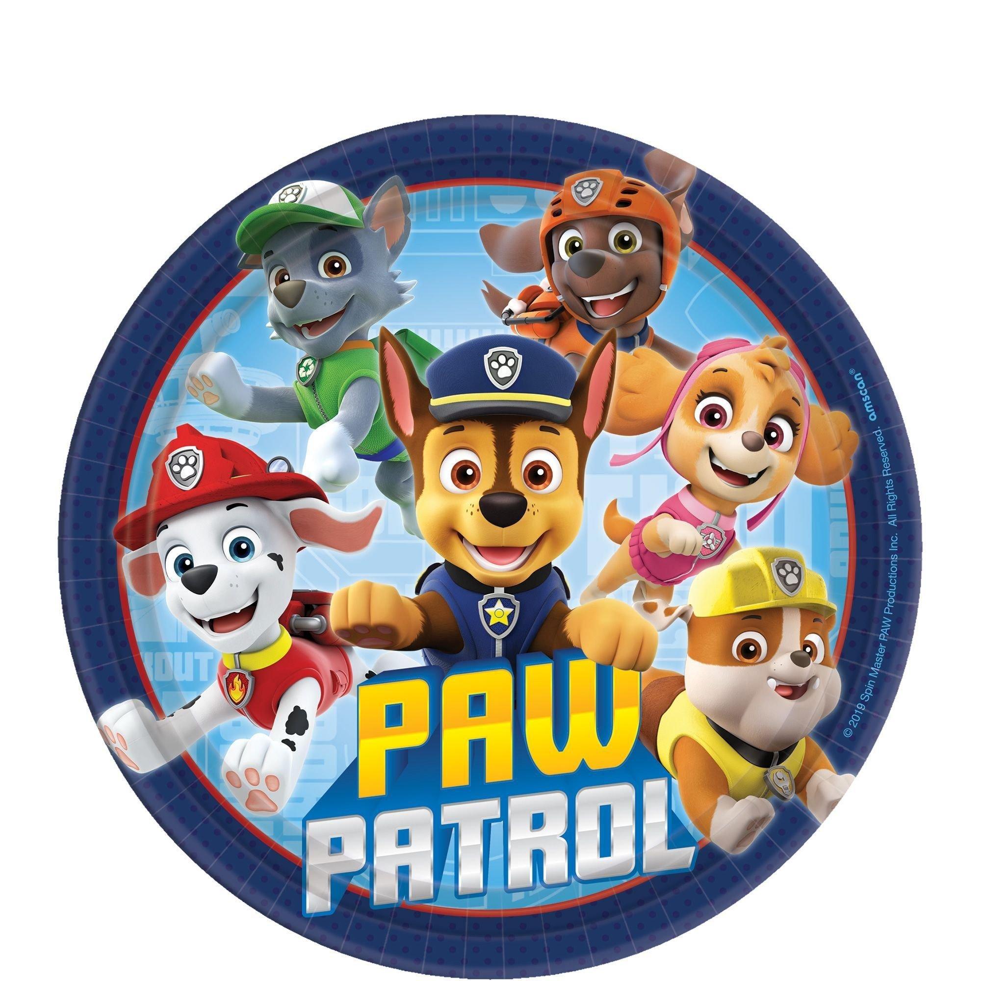 PAW Patrol Birthday Party Supplies Pack for 8 Guests - Kit Includes Plates, Napkins & Table Cover